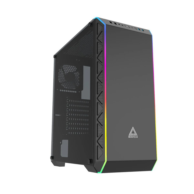 Montech Air X ARGB Mid Tower Case - Black - صندوق